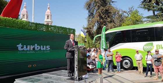 Debuta el primer bus eléctrico interurbano del país con un servicio entre Santiago y Rancagua