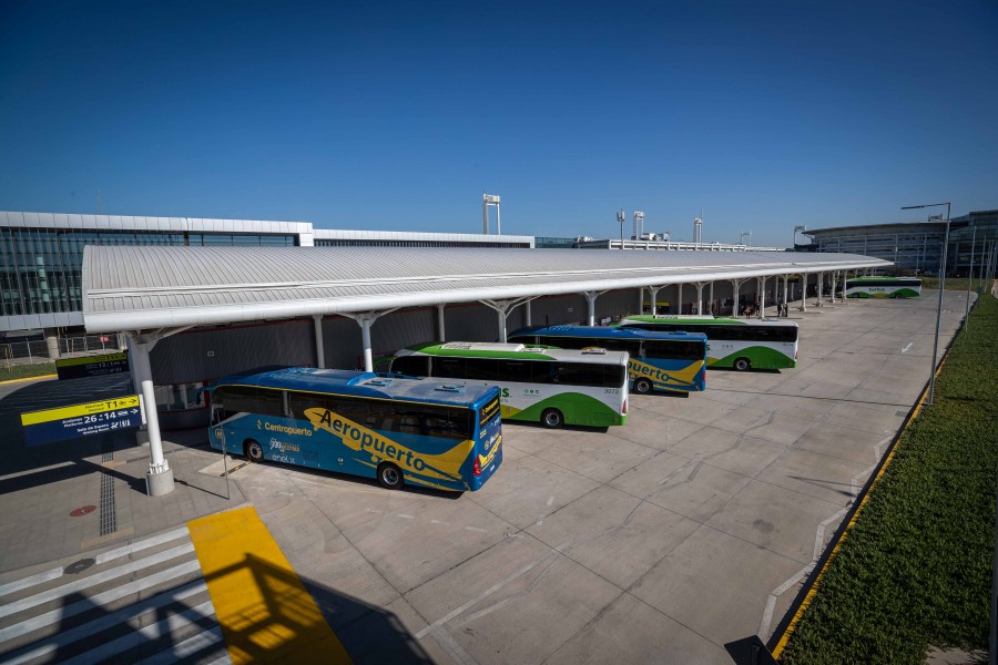 Nuevo terminal de buses en aeropuerto internacional nuevo pudahuel