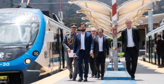 Presidente Boric anuncia el trazado del proyecto tren Valparaíso-Santiago